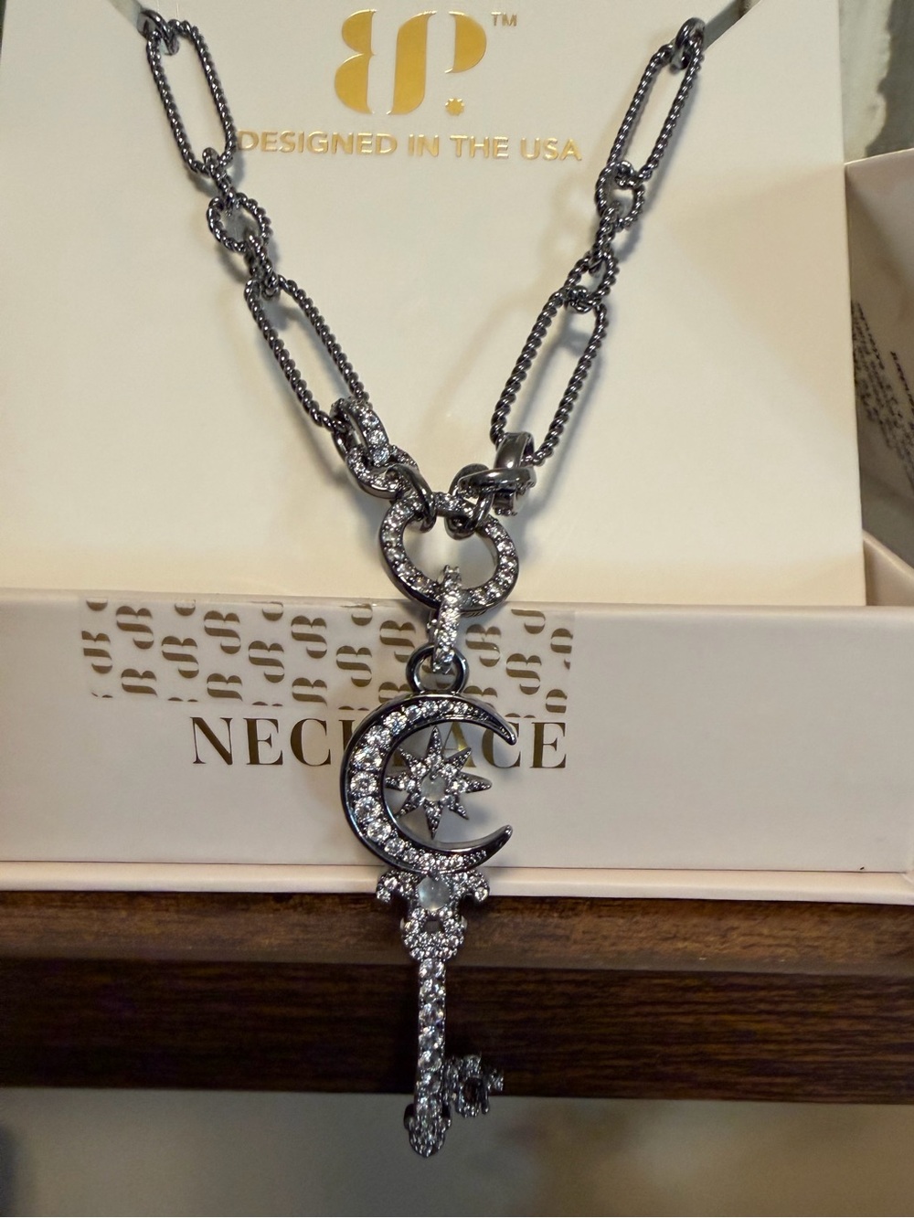 Bomb Party Halo Keys to Heaven Necklace